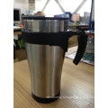 Stainless Steel Auto Mug and Vacuum Flask Plastic Handle